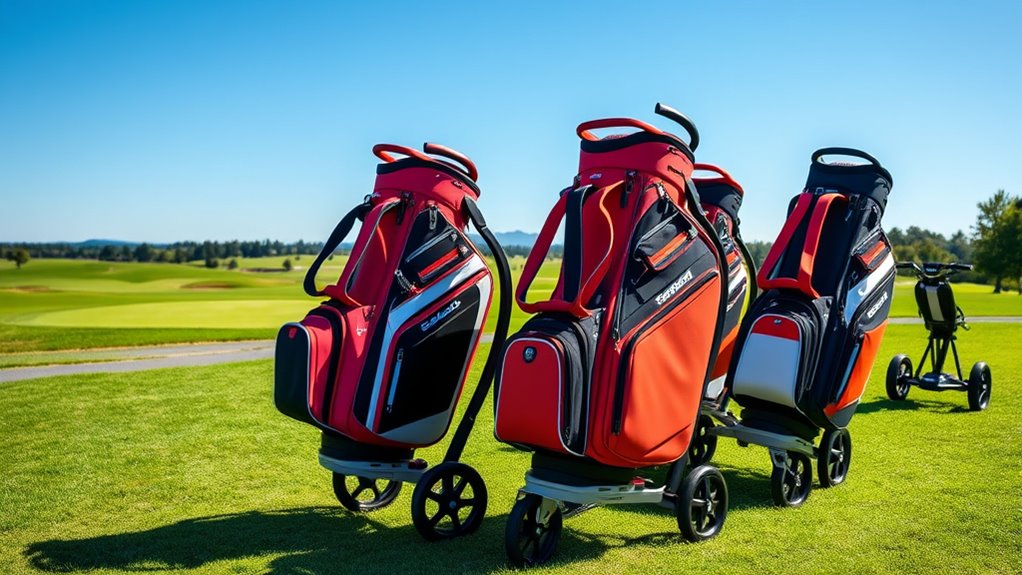 golf bag compatibility and features