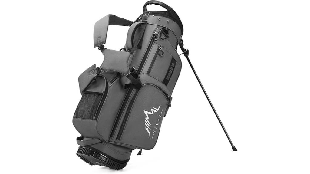 golf bag with 7 dividers
