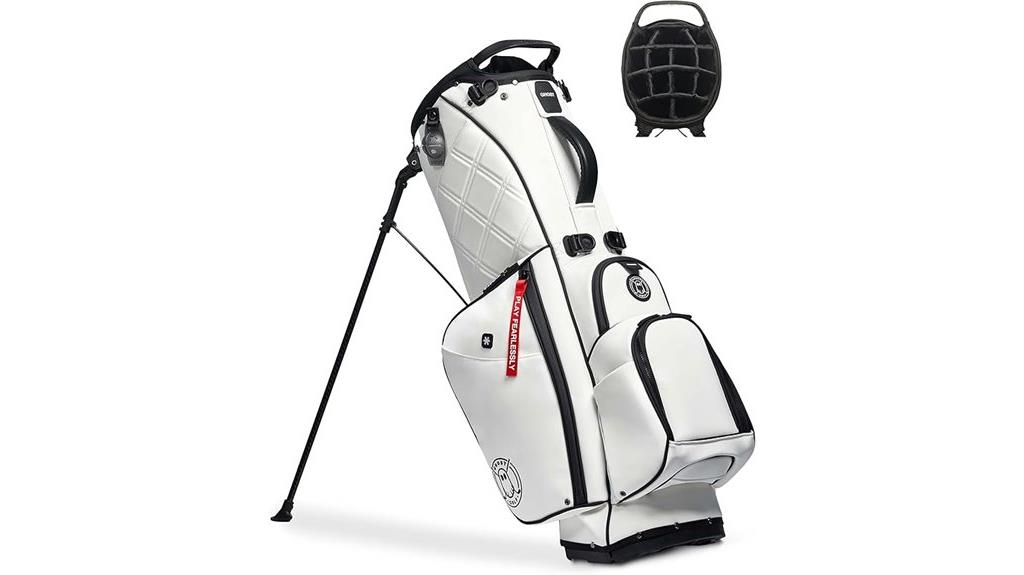 golf bag with dividers