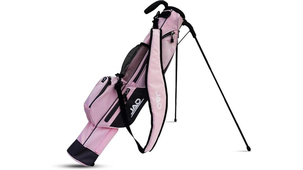 golf bag with stand