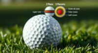 golf ball construction differences