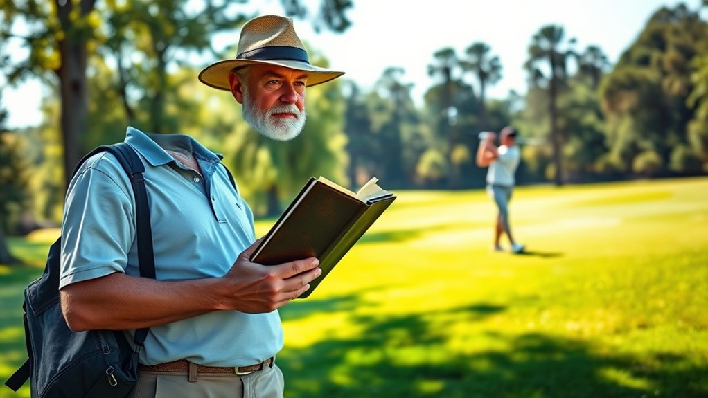 golf caddie professional experience