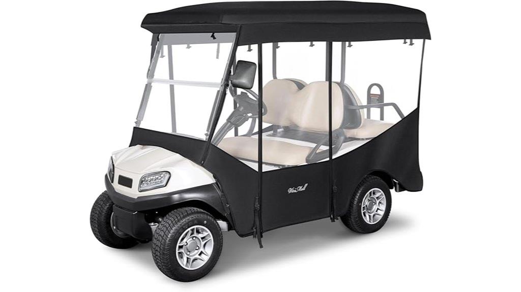 golf cart enclosure for four