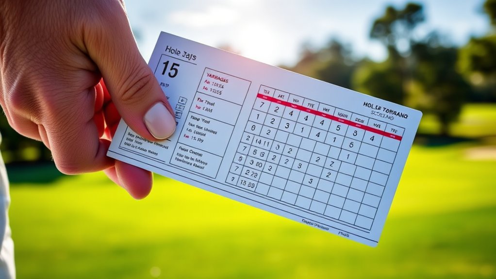 golf course hole details