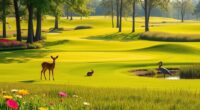 golf courses with wildlife