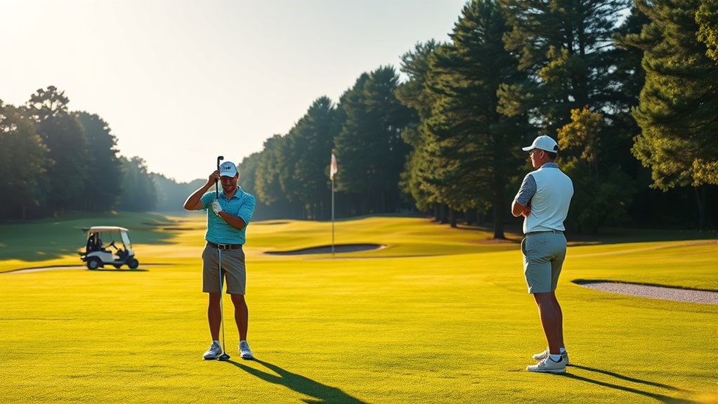 golf etiquette and technology