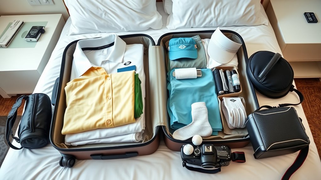 golf gear packing essentials