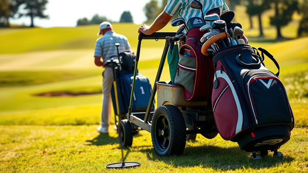 golf gear transport ease