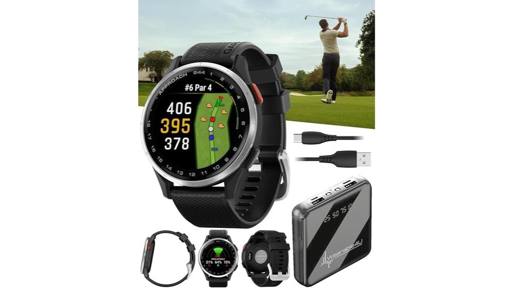 golf gps smartwatch bundle