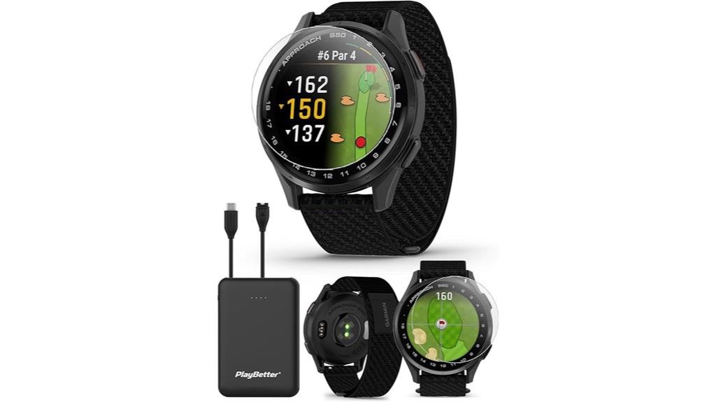 golf gps smartwatch bundle