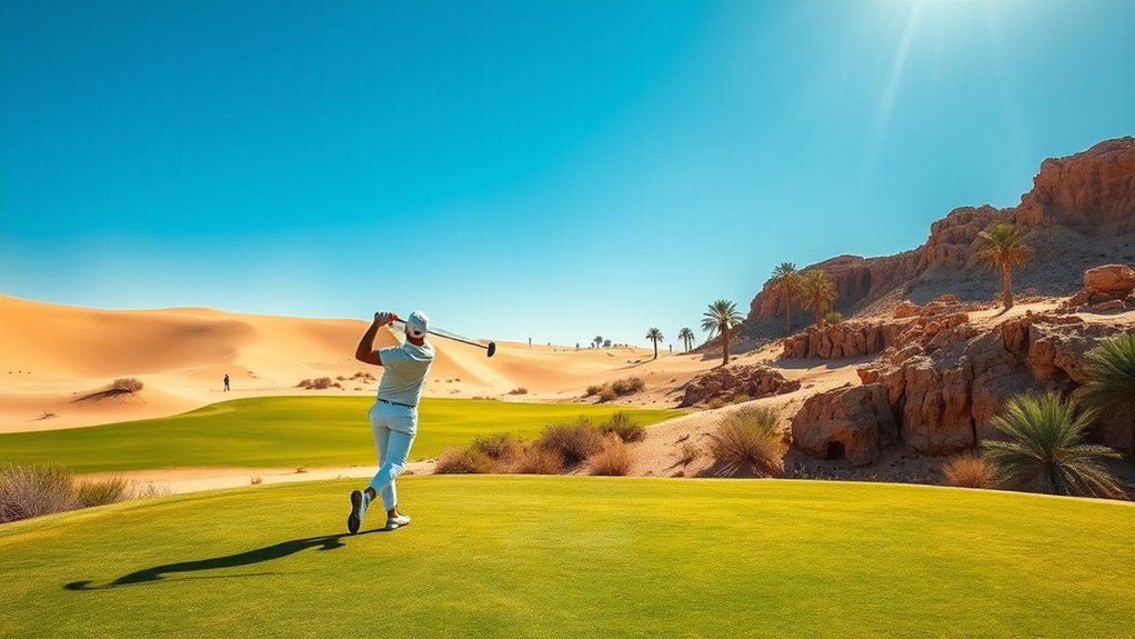 golf in hot drought conditions