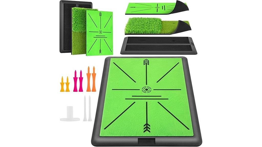 golf practice hitting mat