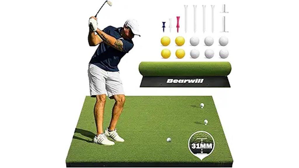 golf practice hitting mat