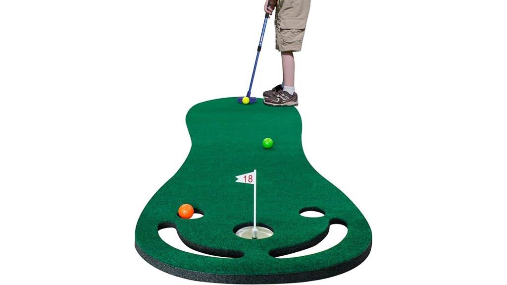 golf practice mat set