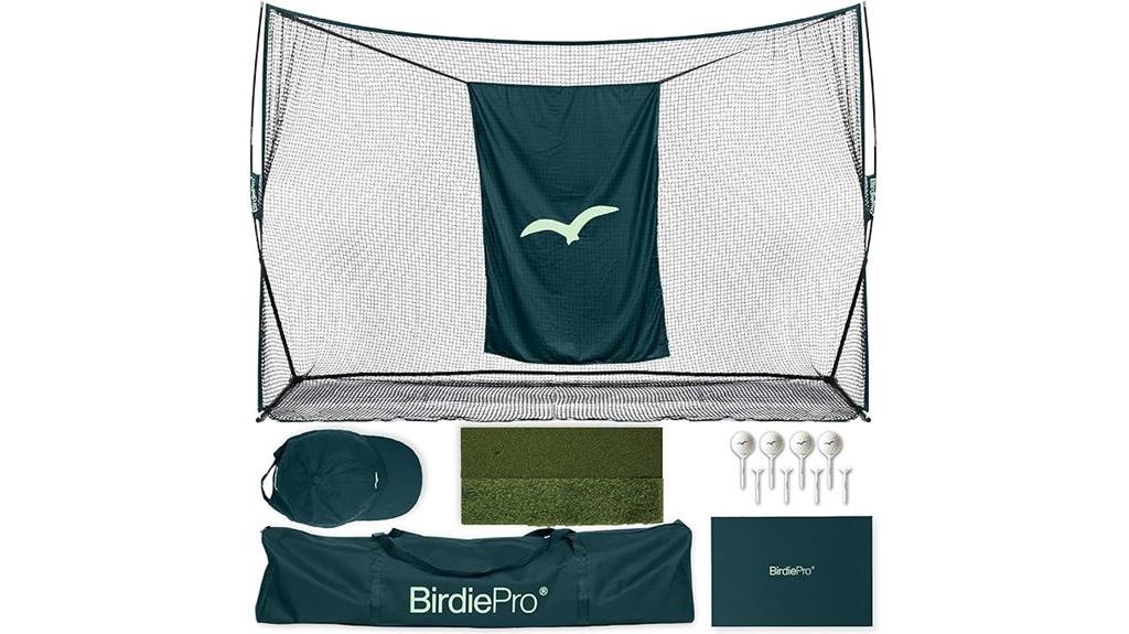 golf practice net features