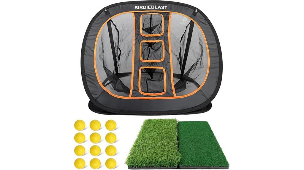 golf practice net set