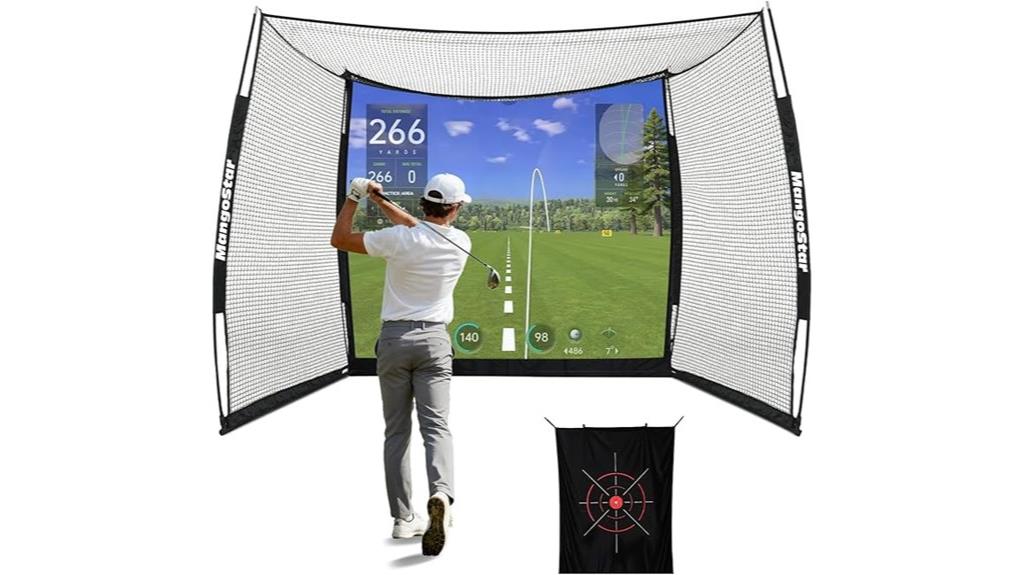 golf practice net set