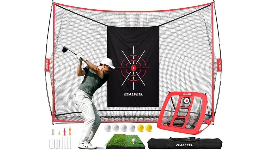 golf practice net set