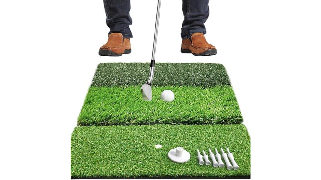 golf practice swing mat