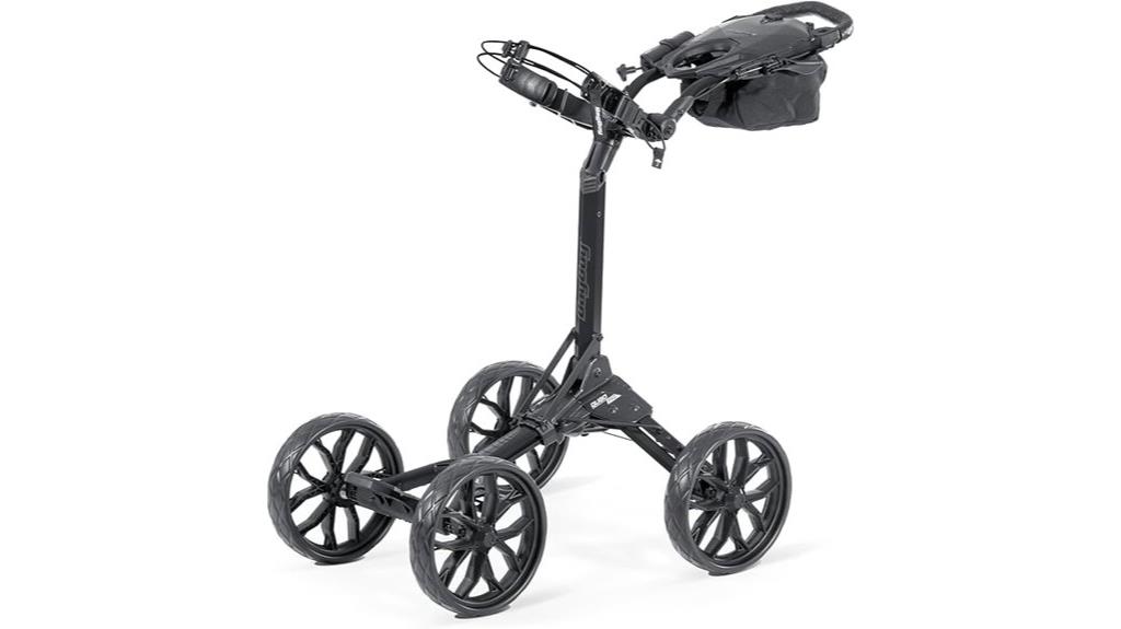 golf push cart black