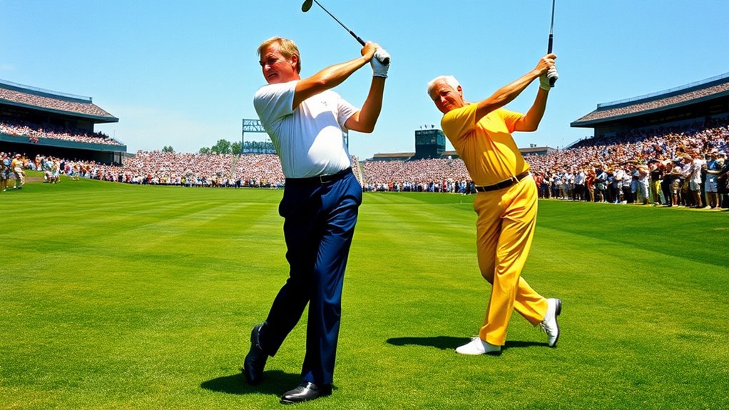 golf rivalry legendary moments
