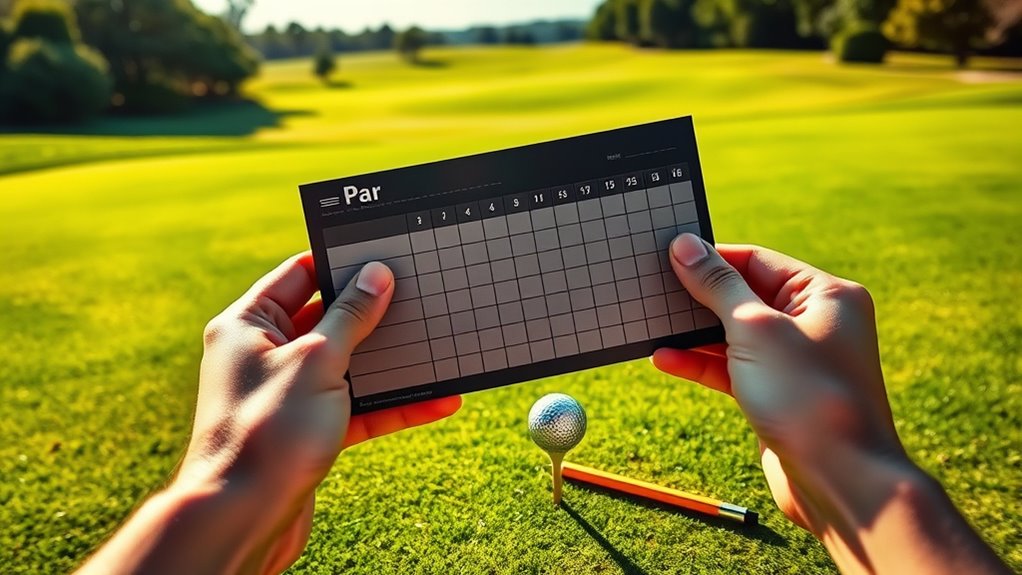 golf scoring benchmarks