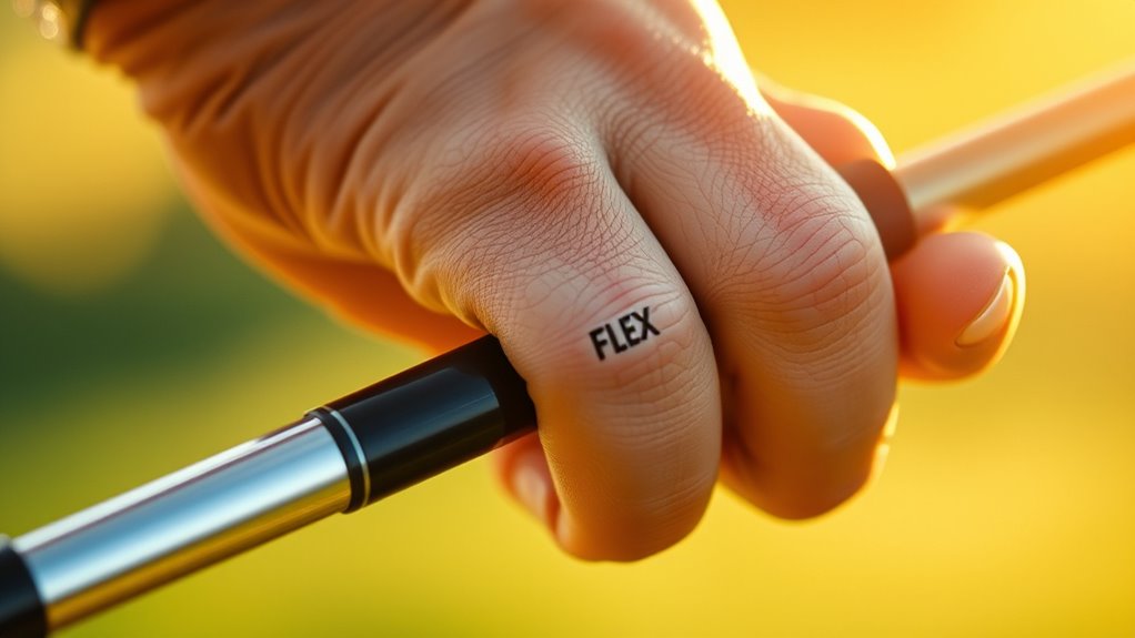 golf shaft flex classifications