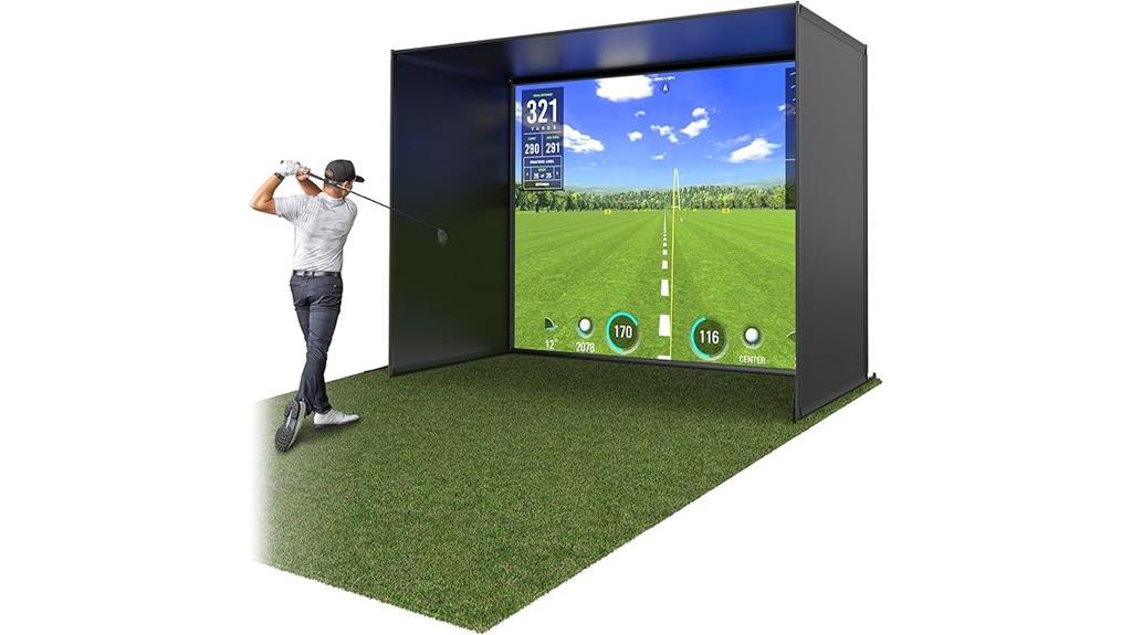 golf simulator enclosure kit