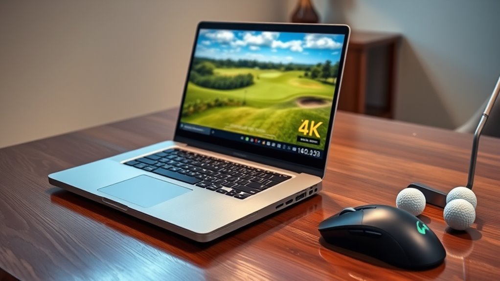 golf simulator laptop essentials