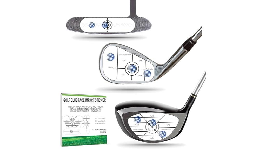 golf swing impact labels