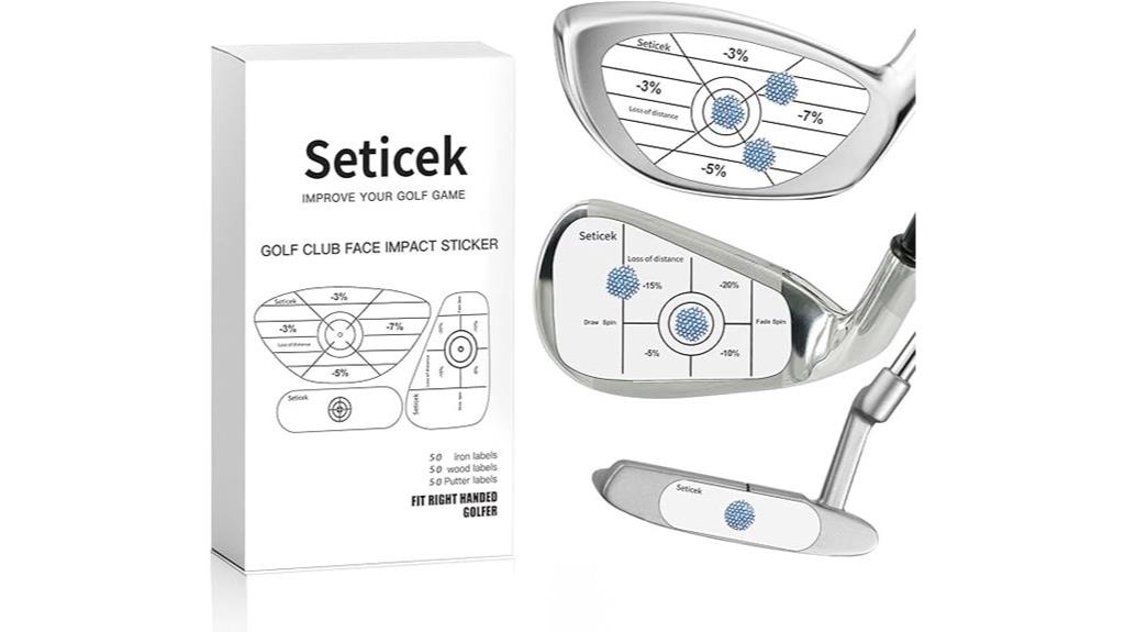 golf swing impact labels