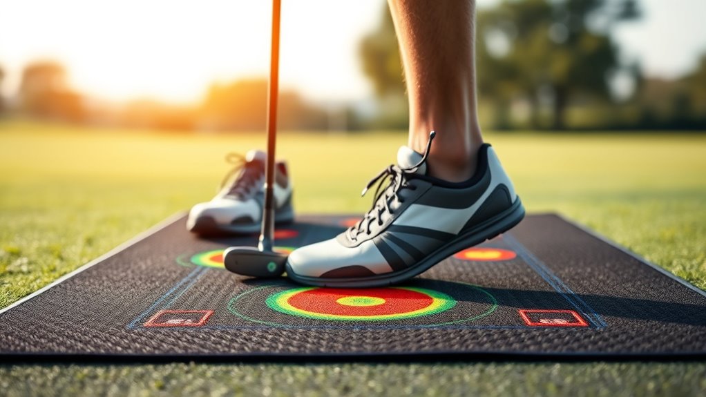 golf swing pressure mats