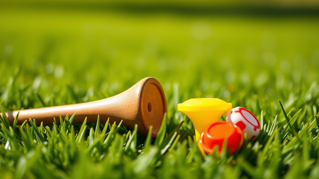 golf tee and marker selection