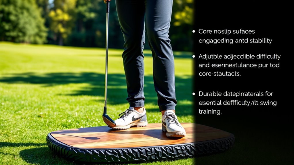 golf training balance considerations