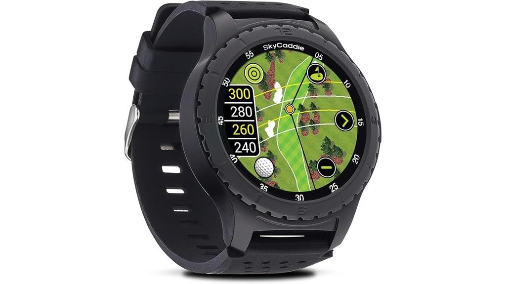 golf watch with touchscreen