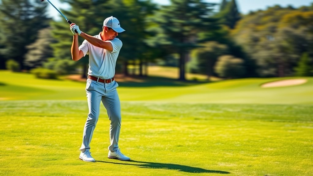 gradually increase swing intensity