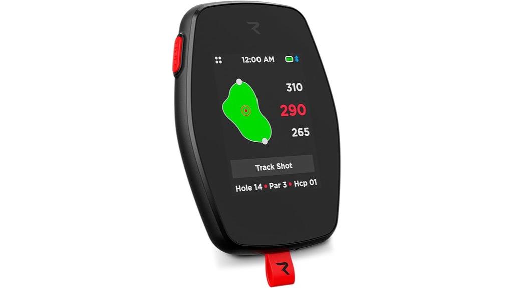 handheld golf gps with touch