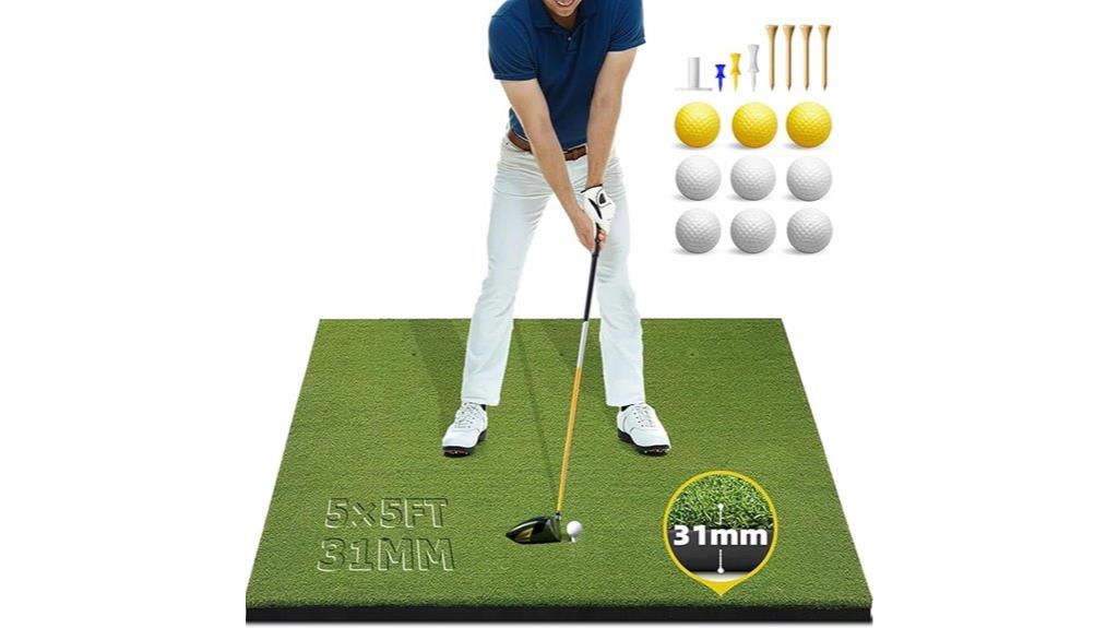 heavy duty golf practice mat