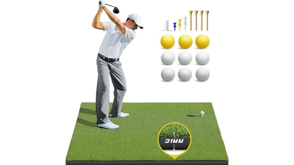 heavy duty golf practice mat