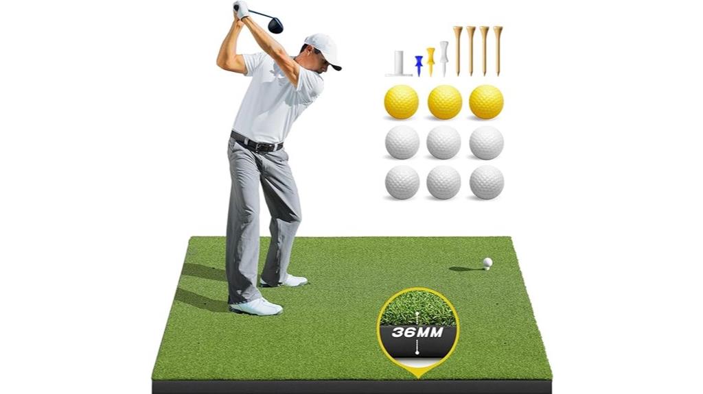 heavy duty golf practice mat