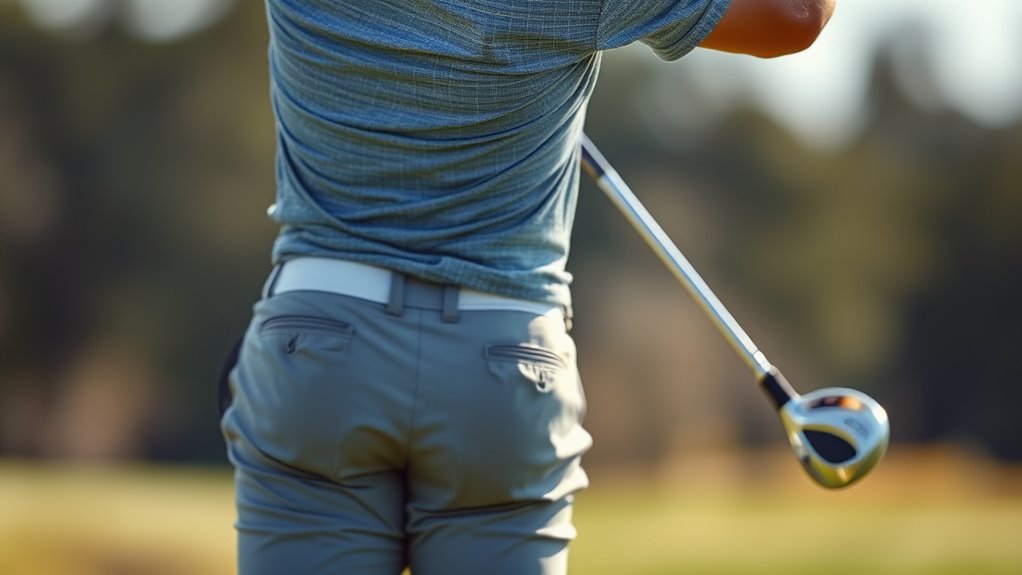 hips initiate powerful swings