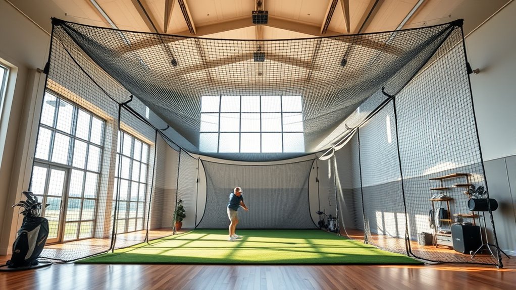 indoor golf net considerations
