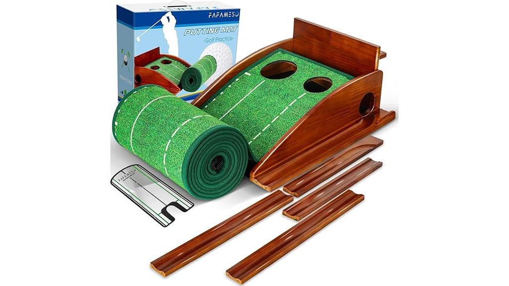 indoor golf practice mat