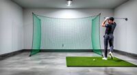 indoor golf practice nets