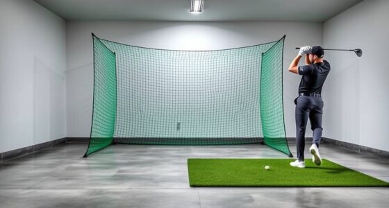 indoor golf practice nets