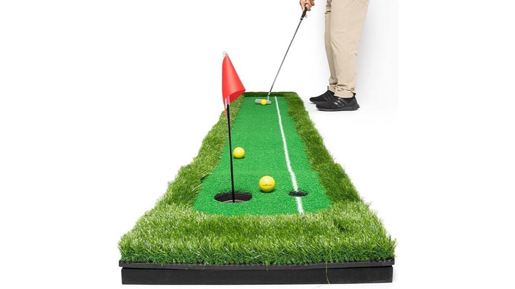 indoor golf putting green