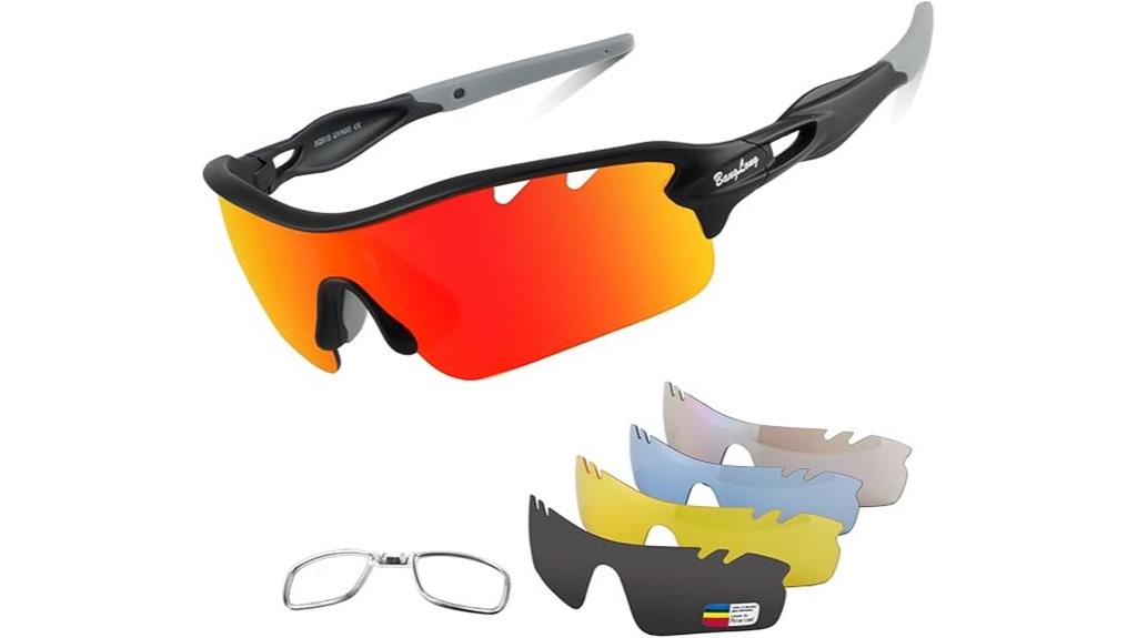 interchangeable lens sports sunglasses