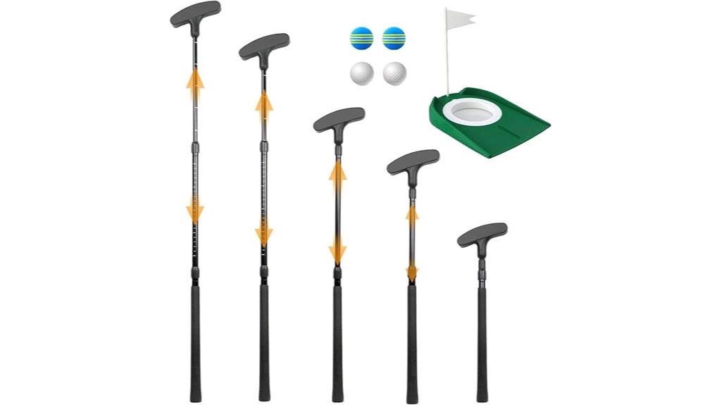 kids adjustable golf set