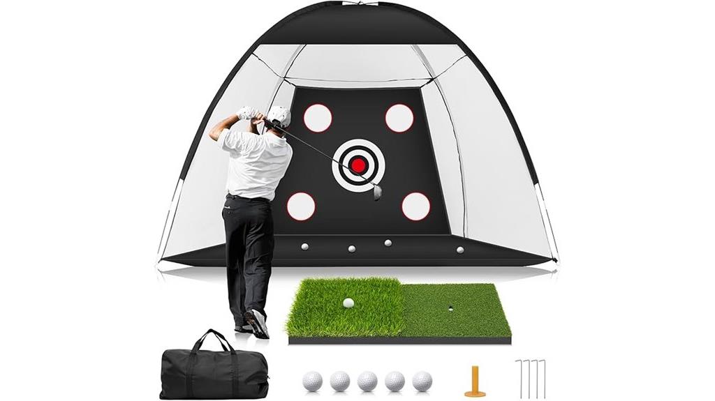 large golf practice net