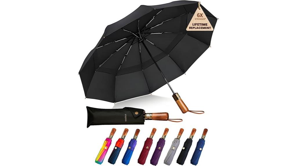 large windproof golf umbrella